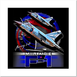 Dassault Mirage F1 French Jet Fighter Posters and Art
